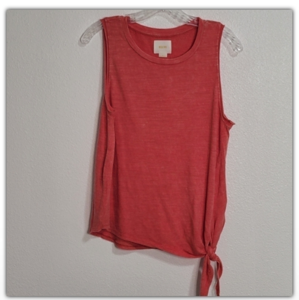 NWT Anthro Mauve burn out color top